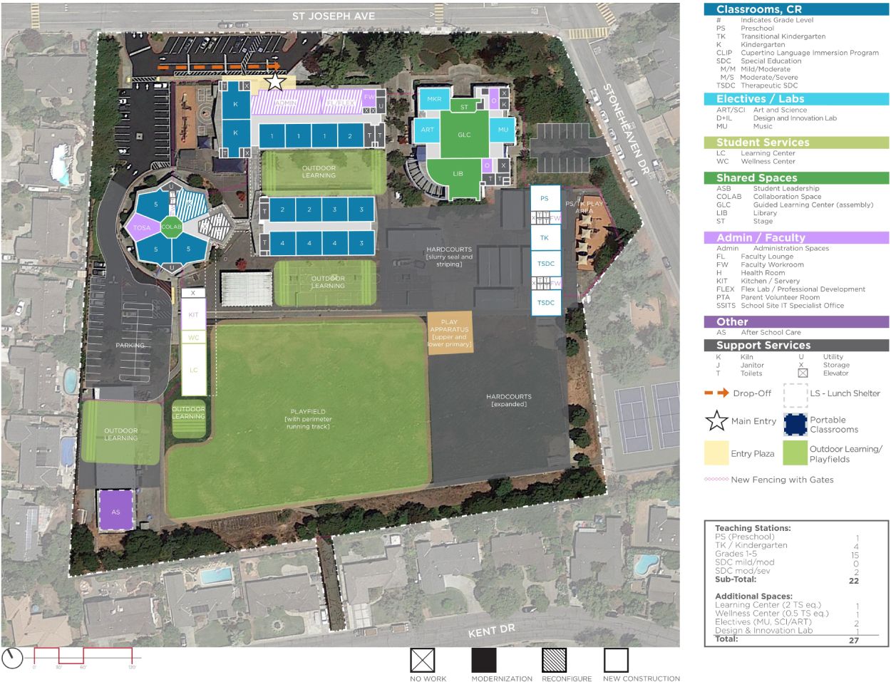 Montclaire Elementary School — Proposed Master Plan